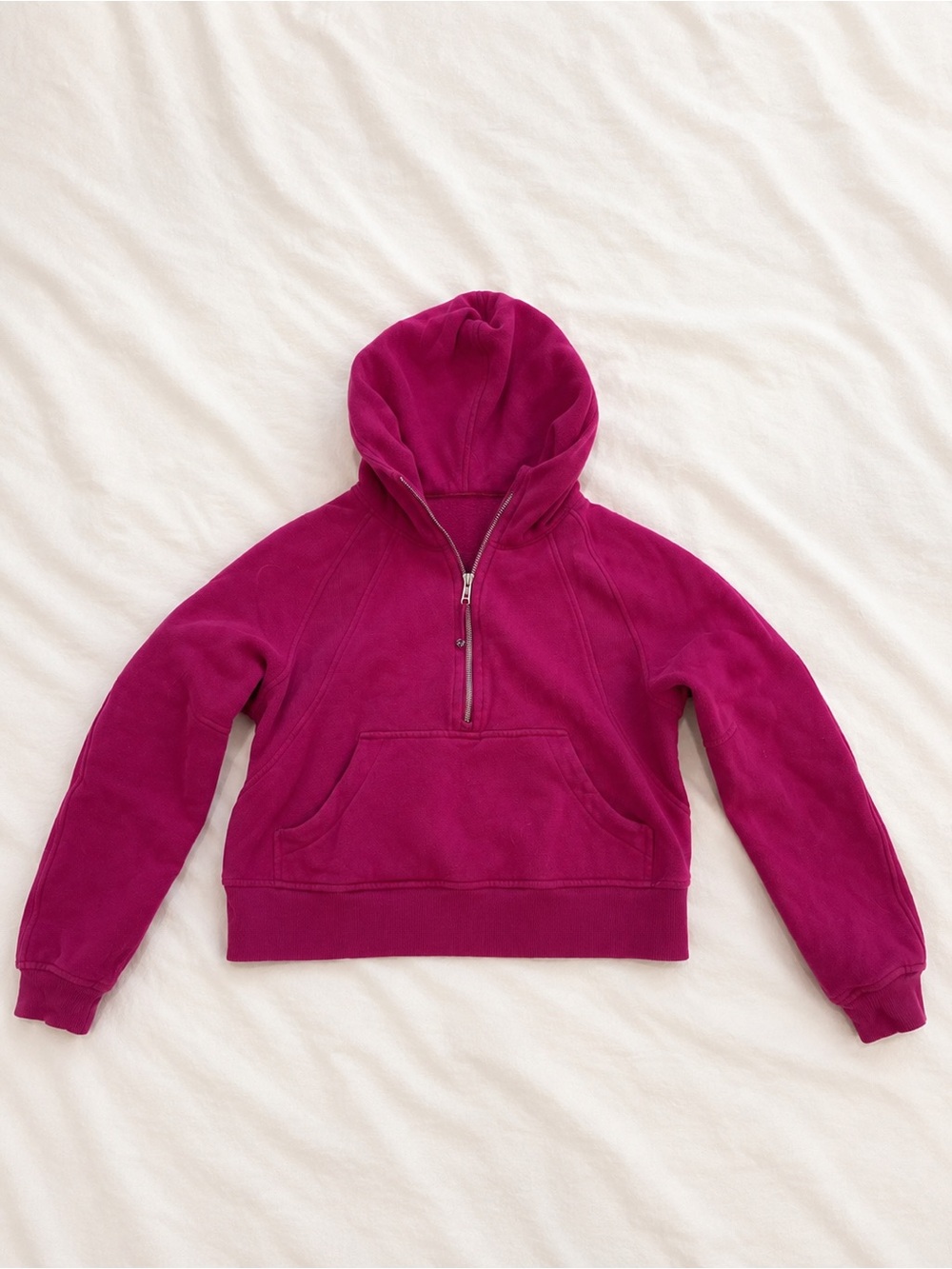 Lululemon Scuba Oversized Half-Zip Hoodie XS/S Cassis Berry Pink